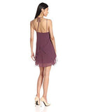 Bcbgeneration Ruffle Halter Dress Dusty Eggplant Medium