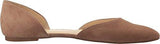 Nine West Starship Suede Ballet Flat Natural 55 M Us