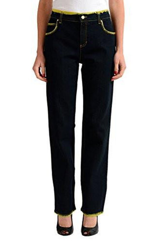 Jeans Distressed Straight Leg Denim Jeans Us 7 It 43;