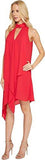 Cascade Swing Dress, Pomegranate, 10