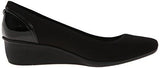 Sport Wisher Fabric Wedge Pump Black 75 M Us