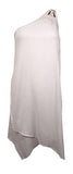 Michael Michael Kors Solids One Shoulder Draped Coverup Dress White Dress