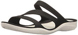 Crocs Swiftwater W Flat Sandal Blackwhite 8 M Us