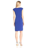 Jessica Howard Side Ruched Sheath Dress, Royal, 14