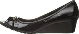Tali Open Toe Wedge 40 Black Wedge 8 C Wide