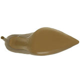 Trix Nude Kid Suede/Baby Calf High Heels