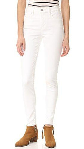Levis 721 High Rise Skinny Jeans Western White 27