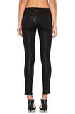 Hudson Barbara Super Skinny Jeans In Noir Coated