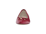 Ovi Leather Ballet Flat Red 6 M Us