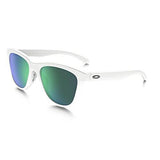 S Moonlighter Polarized Sunglasses, Polished White/Jade Iridium