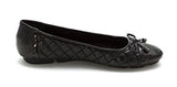 Cillian Leather Ballet Flats Black Size 85