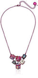 Harlem Graffiti Cluster Stone Bib Necklace, 16.5 3 Extender