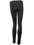Lifestyle Crackled Faux Leather Legging Pants Xs, Black