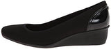 Sport Wisher Fabric Wedge Pump Black 75 M Us