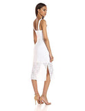 White Lace Midi Dress Optic White 10