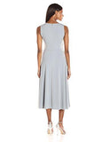 Tucked Front Jacket Dress, Gray, 12