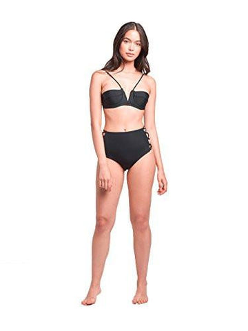 Leila Underwire Swim Top Black L Swimwear Bikini Black