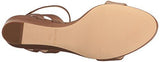 Nine West Lewer Leather Wedge Sandal Natural 105 M Us