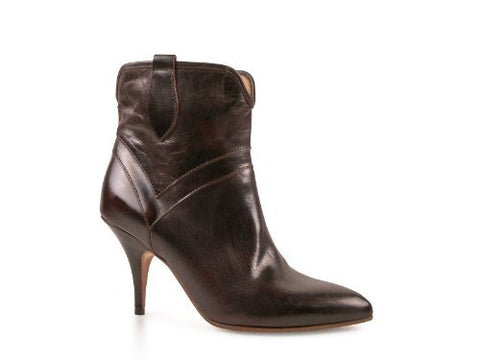 Maison Martin Margiela Brown Leather Ankle Boots Booties Shoes Size: 385 It