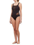 Kenneth Cole York Sexy Solids High Leg Mio One Piece Swimsuit Black M
