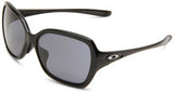 S Overtime Oo916701 Round Sunglasses,Polished Black Frame/Grey Lens,One Size