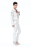Hudson Garrison Cropped Jean Jacket Natural Riot W760Wli Nrio M