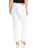 Levi Plus Size 414 Relaxed Straight Fit Jeans Soft Clean White 36 Us 16 R