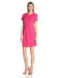 Short Sleeve Sheath With Front Pockets, Red, 8