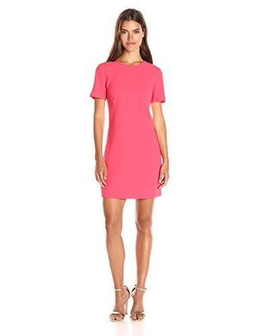 Mada Classic Crepe Short Sleeve Dress Rio Ruby 8