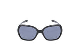 S Overtime Oo916701 Round Sunglasses,Polished Black Frame/Grey Lens,One Size