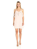 Eneration Ruffled Mini Dress Rose Smoke S