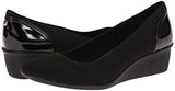 Sport Wisher Fabric Wedge Pump Black 75 M Us