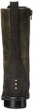 Santa Fe Riding Boot, Black Crackle Leather, 85 M Us