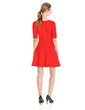 Trina Candence 2 Ottoman Stitch Sweater Dress Ruby Small