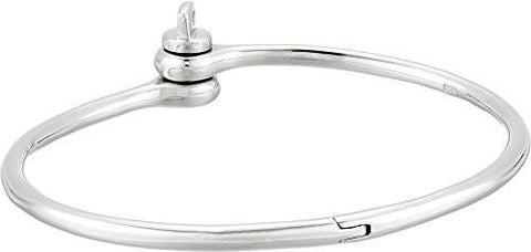Miansai Thin Reeve Cuff Bracelet Polished Silver Bracelet