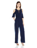 Cold Soulder Jumpsuit Dark Navy Medium