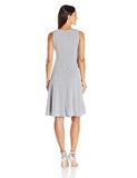 Jessica Howard Petite Tucked Front Jacket Dress, Gray, 14P