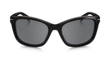DropIn Rectangular Sunglasses, Polished Black, 58 Mm