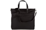 Prada Nylon And Leather Trim Tote Black