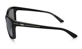 DropIn Rectangular Sunglasses, Polished Black, 58 Mm