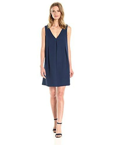 Bcbgeneration Neck Band Detail Dress Dark Navy Xsmall