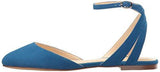 Nine West Begany Suede Ballet Flat Blue 9 M Us