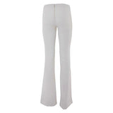 Collection G34089G601411G1003 White Viscose Pants