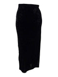 Karen Kane Velvet Maxi Skirt Xl, Black