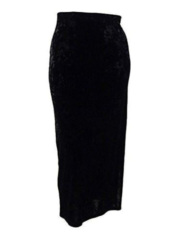 Karen Kane Velvet Maxi Skirt Xl, Black