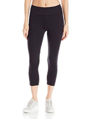 Active Crop Pant Mesh Contrast, Black, Medium