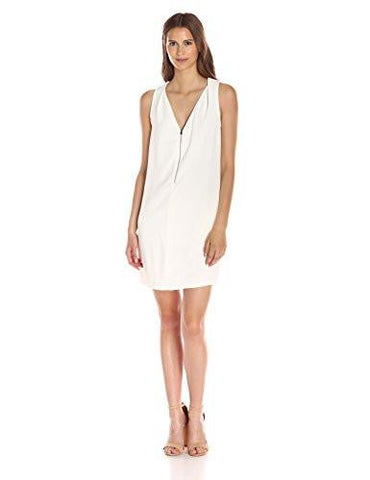 Banning Carmel Crepe Sleeveless Dress White Wash 8
