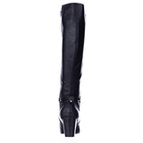 Gaffar Closed Toe Knee High Fashion Boots, Black, Size 6.0