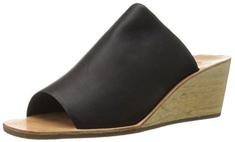 Rachel Comey Lyell Wedge Slide Sandal, Polished Black, 8.5 M Us