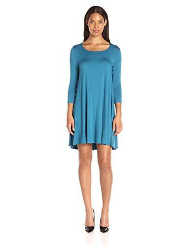 Maggie Trapeze Dress, Baltic Blue, Medium